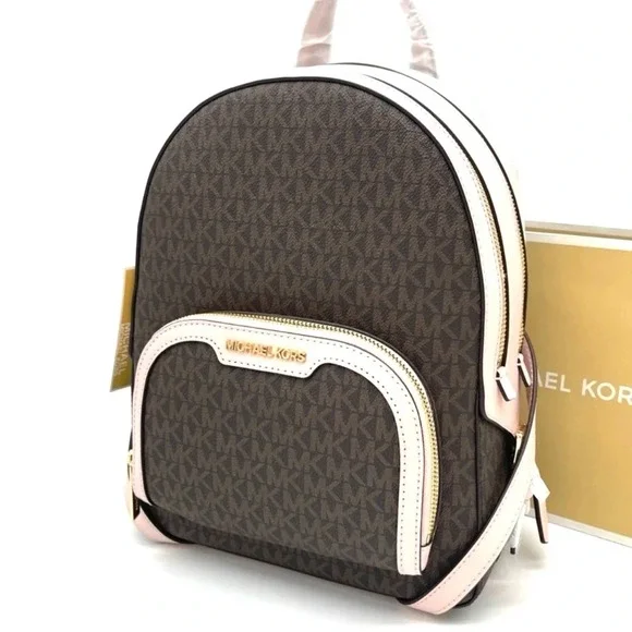 Michael Kors Medium Jaycee Zip Packet Backpack Powder Blush (NWT) Michael Kors Medium Jaycee Backpack, Zip Pocket, Light  main image 4
